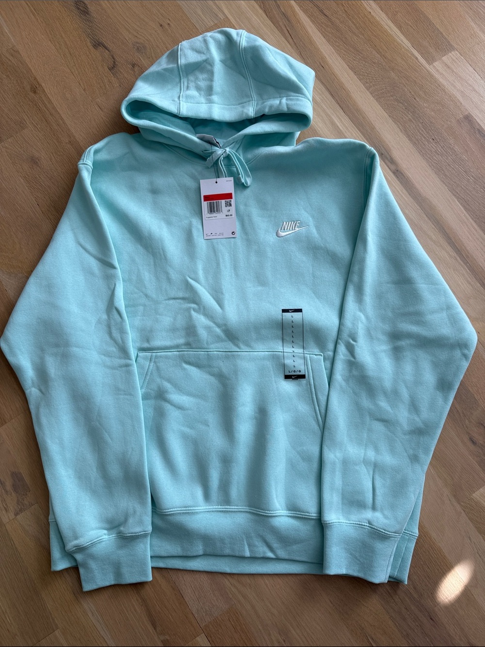 Nike Men’s Mint Green Pullover Hoodie